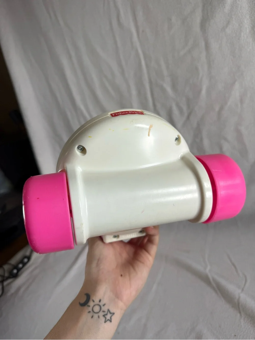 Fisher-Price Pink Push Pull Corn Popper Toddler Toy